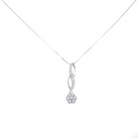 PT フラワー ダイヤモンド ネックレス 0.50CT