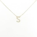アーカー イニシャル ネックレス 0.05CT
