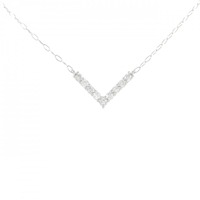 PT ダイヤモンド ネックレス 0.10CT