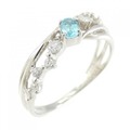 PT トルマリン リング 0.14CT