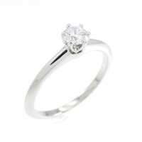 ティファニー クラシックソリティア リング 0.24CT D VS1 EXT