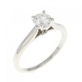カルティエ 1895 ソリテール リング 0.33CT G VVS1 EXT