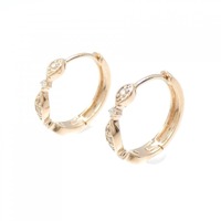 K10PG ホワイトトパーズ ピアス