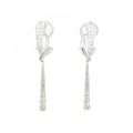 K18WG ダイヤモンド ピアス/イヤリング 0.40CT