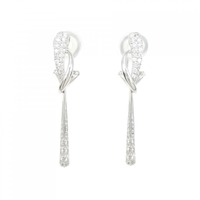 K18WG ダイヤモンド ピアス/イヤリング 0.40CT