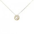 K18YG ダイヤモンド ネックレス 0.15CT