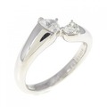 PT ハート ダイヤモンド リング 0.241CT