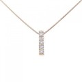 K10PG ダイヤモンド ネックレス 0.10CT