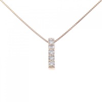 K10PG ダイヤモンド ネックレス 0.10CT