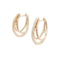 K18PG ダイヤモンド ピアス 0.30CT