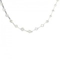 K18WG ダイヤモンド ネックレス 3.00CT