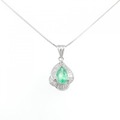 PT エメラルド ネックレス 1.01CT