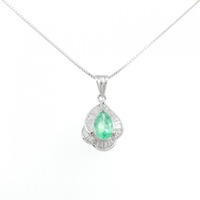 PT エメラルド ネックレス 1.01CT