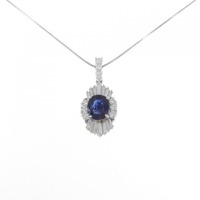 PT サファイヤ ネックレス 2.37CT