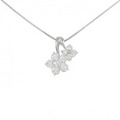 PT フラワー ダイヤモンド ネックレス 1.02CT