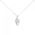 K18WG ダイヤモンド ネックレス 0.50CT