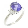 PT タンザナイト リング 1.96CT