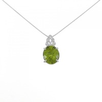 PT ペリドット ネックレス 8.02CT