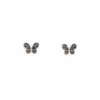 ポンテヴェキオ バタフライ ダイヤモンド ピアス 0.08CT