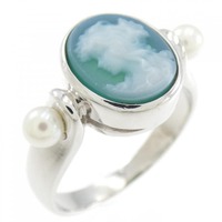 PT メノウカメオ リング