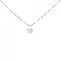 【新品】PT ソリティア ダイヤモンド ネックレス 0.216CT D SI1 VG