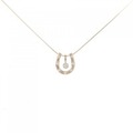 K18PG 2WAY ダイヤモンド ネックレス 0.05CT