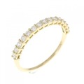 【リメイク】K18YG ダイヤモンド リング 0.30CT