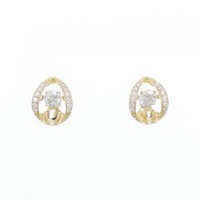 【新品】K18YG ダイヤモンド ピアス 0.296CT 0.295CT E SI2 Good
