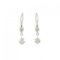 K18WG ダイヤモンド ピアス 0.30CT