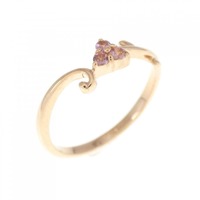 K10PG トルマリン ピンキー リング