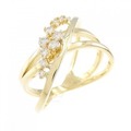 K18YG ダイヤモンド リング 0.25CT