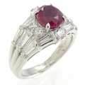 PT ルビー リング 1.268CT