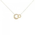 K18YG ダイヤモンド ネックレス 0.03CT