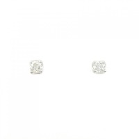 PT ソリティア ダイヤモンド ピアス 0.2CT