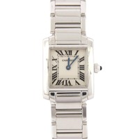 カルティエ タンクフランセーズSM WG W50012S3 WG クォーツ