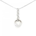 K18WG ダイヤモンド ネックレス 0.45CT