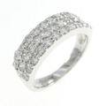 K18WG パヴェダイヤモンド リング 1.00CT