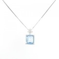 【リメイク】PT アクアマリン ネックレス 1.56CT