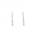【新品】K18YG ダイヤモンド ピアス 0.20CT