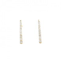 【新品】K18YG ダイヤモンド ピアス 0.20CT