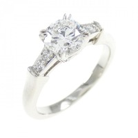 ハリーウィンストン ラウンドトリスト リング 0.70CT D VS1 3EXT