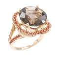 モーブッサン スモーキークオーツ リング