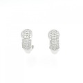 K18WG ダイヤモンド ピアス 1.00CT