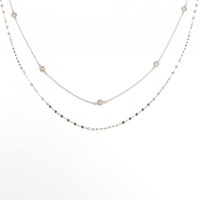 K18YG ダイヤモンド ネックレス 0.45CT