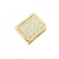 【新品】K18YG ダイヤモンド ペンダント 0.15CT