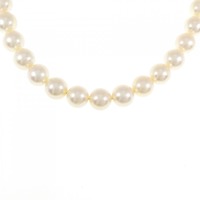 シルバークラスプ アコヤパール ネックレス 7-7.5mm