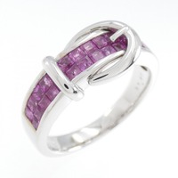笠原真寿美 ベルト サファイヤ リング 1.40CT