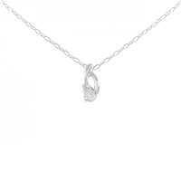 K18WG ダイヤモンド ネックレス 0.09CT