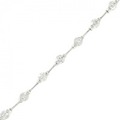 K18WG ダイヤモンド ブレスレット 1.60CT