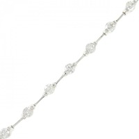 K18WG ダイヤモンド ブレスレット 1.60CT